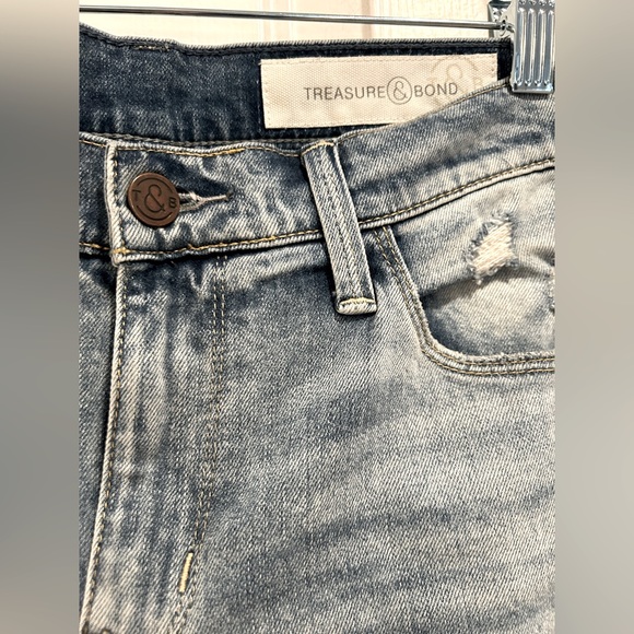Treasure & Bond Mid-Rise and Skinny Boyfriend Ankle Jeans, Size 29 - Picture 7 of 9